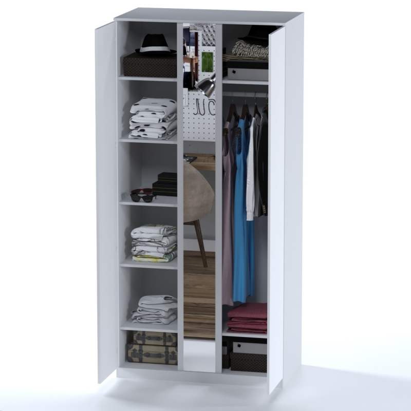 Шкаф распашной ВАРМА СТОР 105 с зеркалом