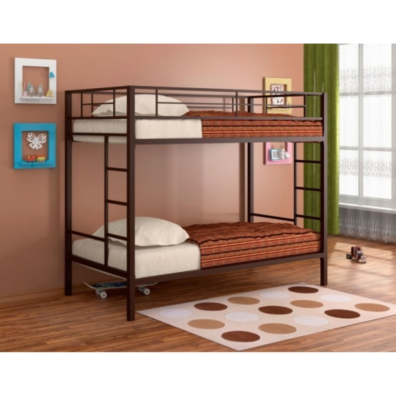 Двухъярусная кровать Севилья (коричневая)