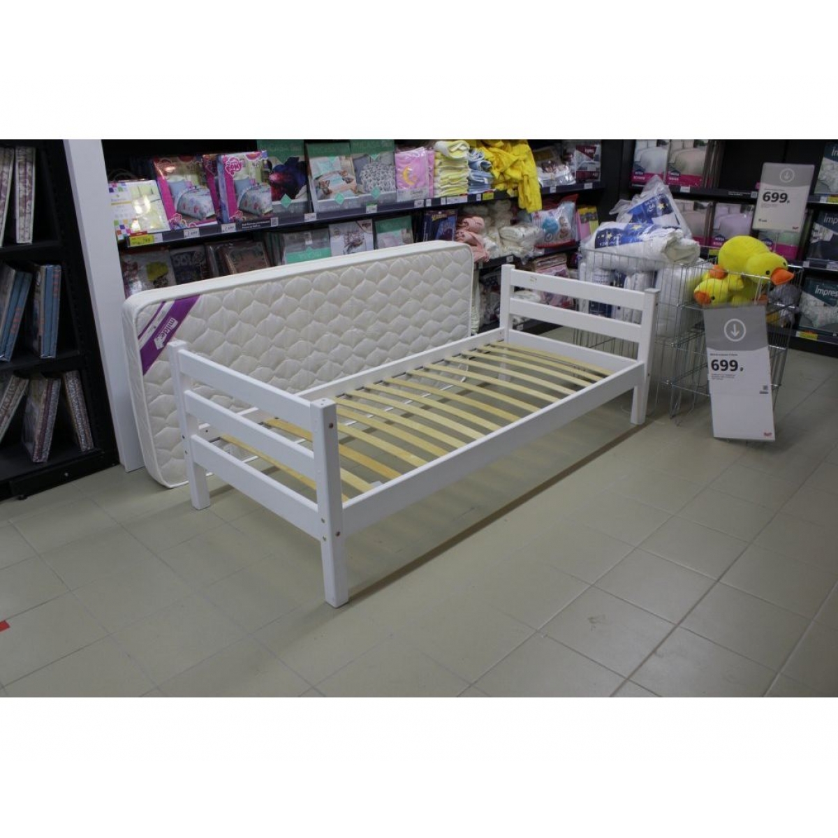 Кровать Соня Вариант 1 (белая)
