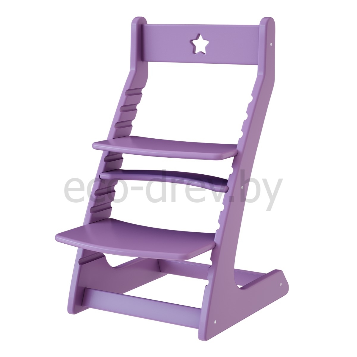 Детский растущий регулируемый стул Ростик/Rostik (фиолетовый)