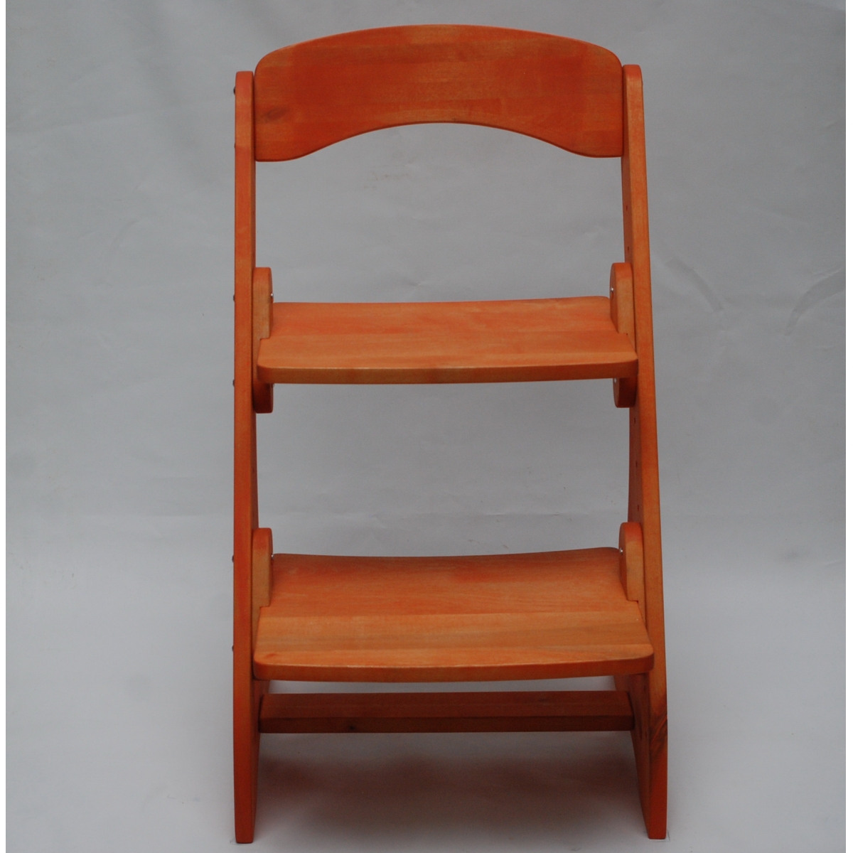 Растущий стул АйКью из массива березы (цвет оранж)