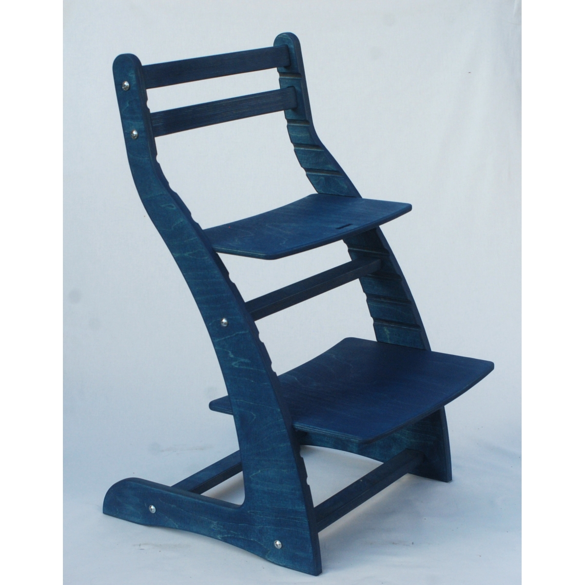 Регулируемый стул НЕКСТ из фанеры березы (цвет аквамарин)