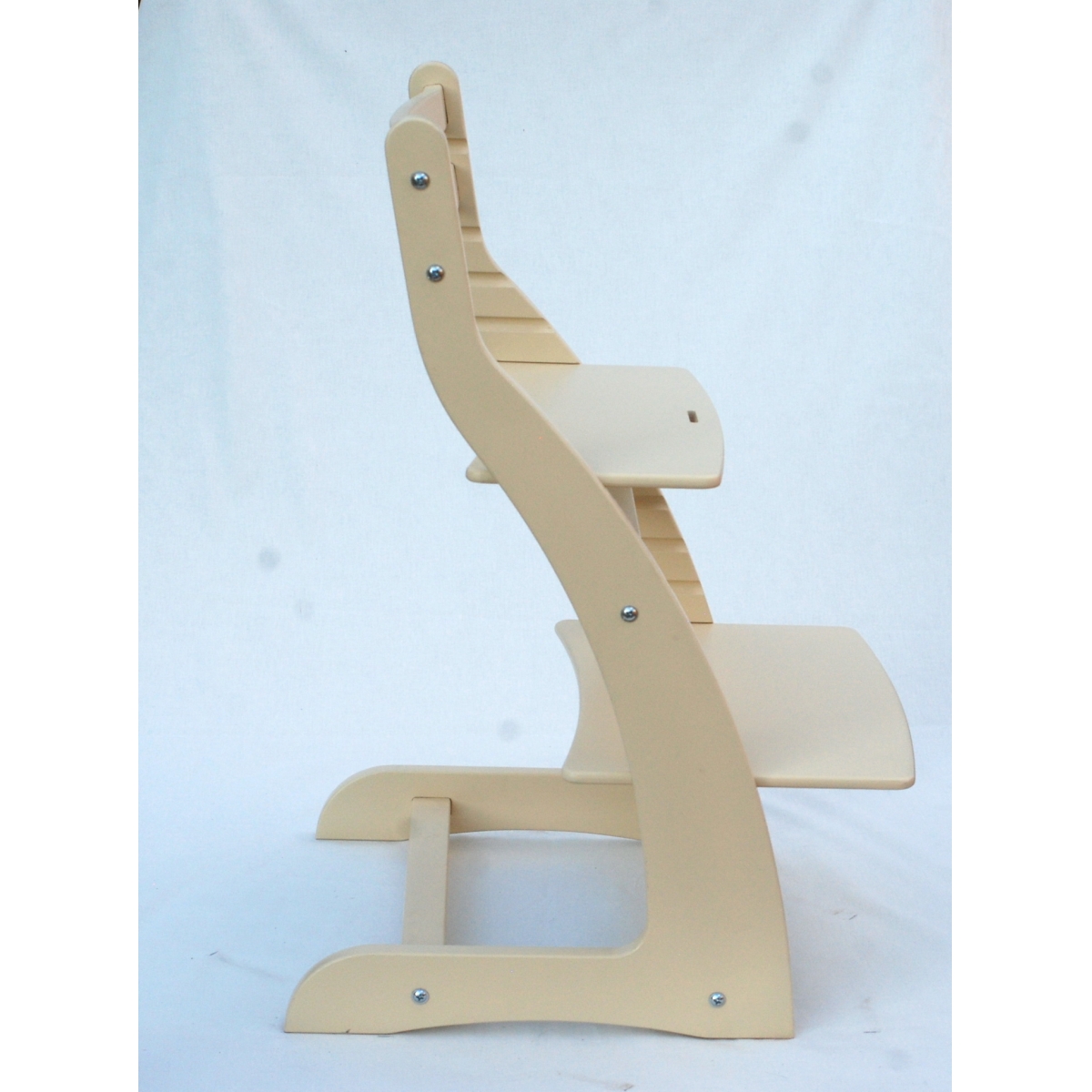 Регулируемый стул НЕКСТ из фанеры березы (цвет бежевый)