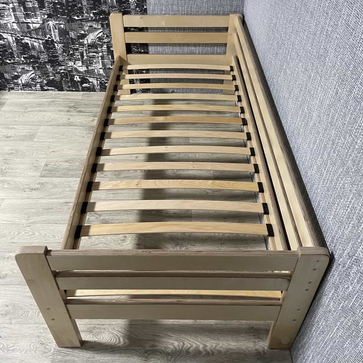 Кровать Ecodrev Классик без бортика и ящиков (лак)