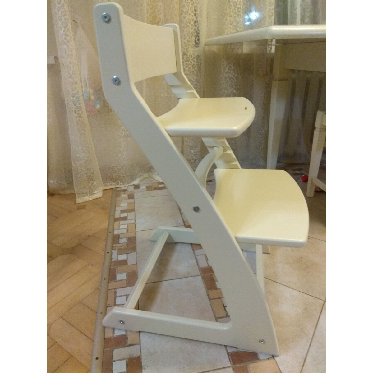 Детский регулируемый стул ВАСИЛЁК slim ВН-21Д (Слоновая кость)