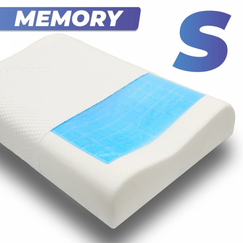 Анатомическая подушка Memory-5 S ergo-gel 50x30x8/11