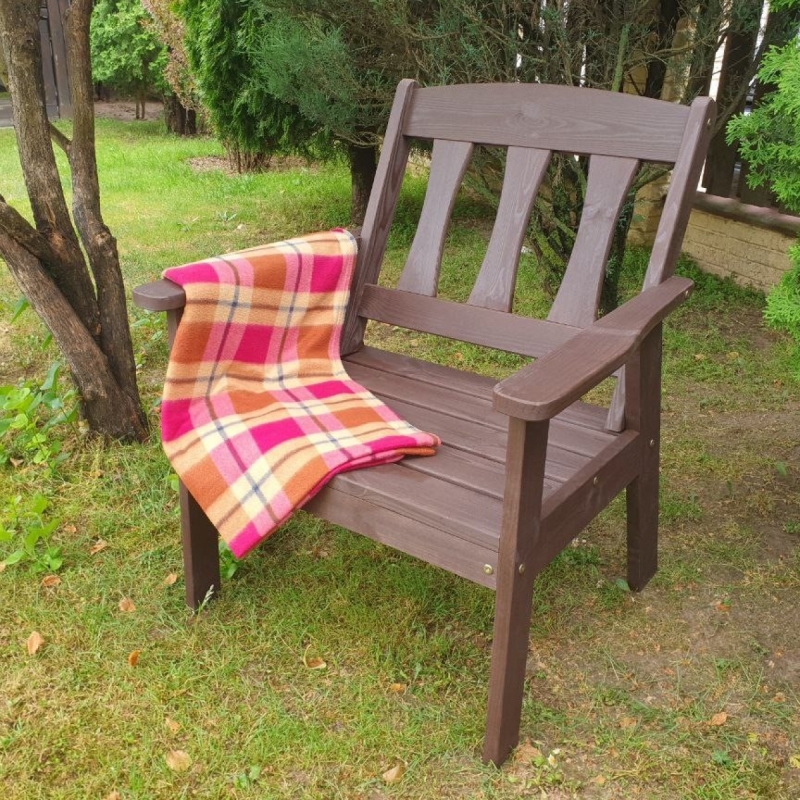 Кресло садовое из массива сосны (Полисандр)
