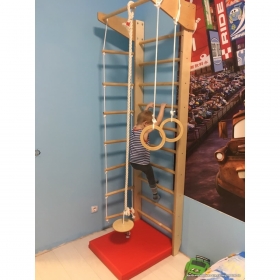 Спортивный комплекс Крепыш 01 (лак, полная комплектация)