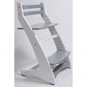 Растущий стул «ВАСИЛЁК» ВН-01 (Бело-серый)