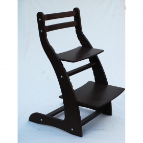 Регулируемый стул НЕКСТ из фанеры березы (цвет пурпурный коричневый)