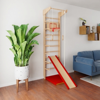 Спортивный комплекс Крепыш 01 (лак, полная комплектация)