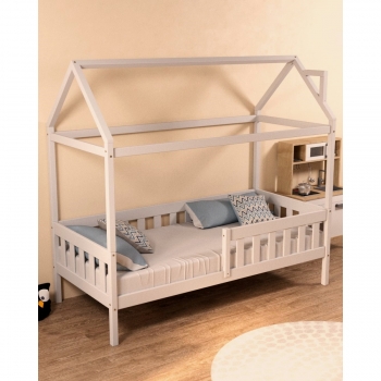 Кровать-домик Грейси (белая)