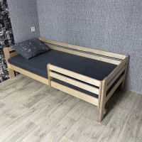 Кровать Ecodrev Классик с бортиком без ящиков (лак)