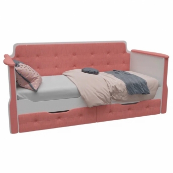 Односпальная кровать с мягкой обивкой Вилли