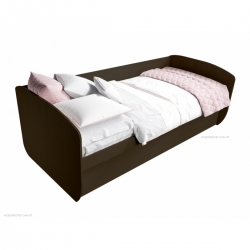 Кровать подростковая с подъемным механизмом Сон&K, цвет венге