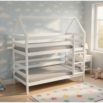 Двухъярусная кровать Мальта (белая)