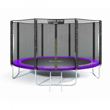 Батут Atlas Sport 435 см (14ft) Basic PURPLE