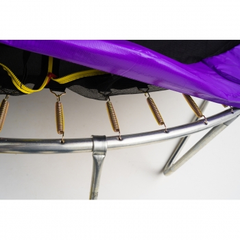 Батут пружинный с защитной сеткой Calviano 374 см - 12ft OUTSIDE master purple