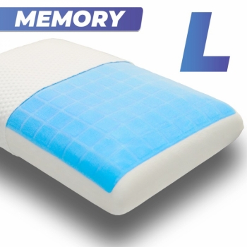 Анатомическая подушка Memory-4 L gel 67x43x13