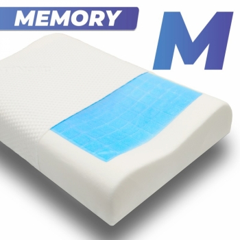 Анатомическая подушка Memory-5 M ergo-gel 60x40x9/11