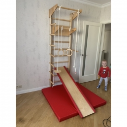 Спортивный комплекс Крепыш 01 (лак, полная комплектация)